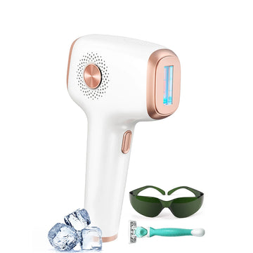 The At-Home IPL Hair Remover with Painless Ice-Cooling Technology